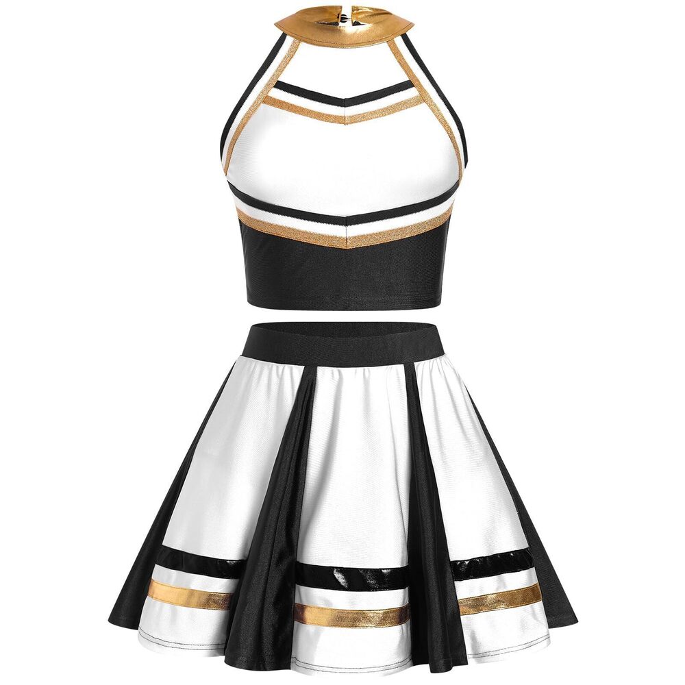 7691 Cheerleader Costume Halloween Tween Girls Cheer Outfit Adult